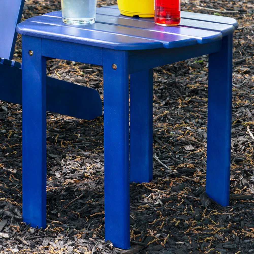Linon Home Decor Adirondack End Table in Blue, , large