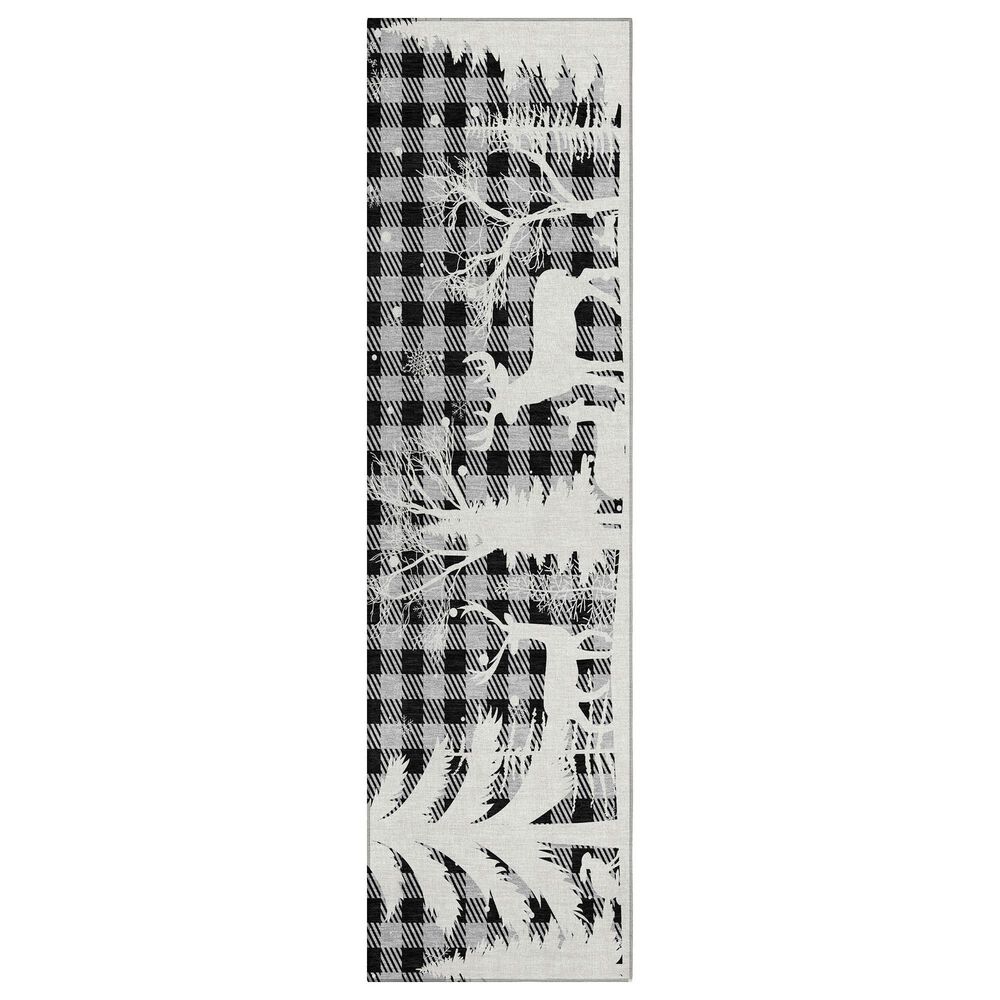 Dalyn Rug Company Wonderland WN32 2"3" x 7"6" Gray Indoor/Outdoor Runner, , large