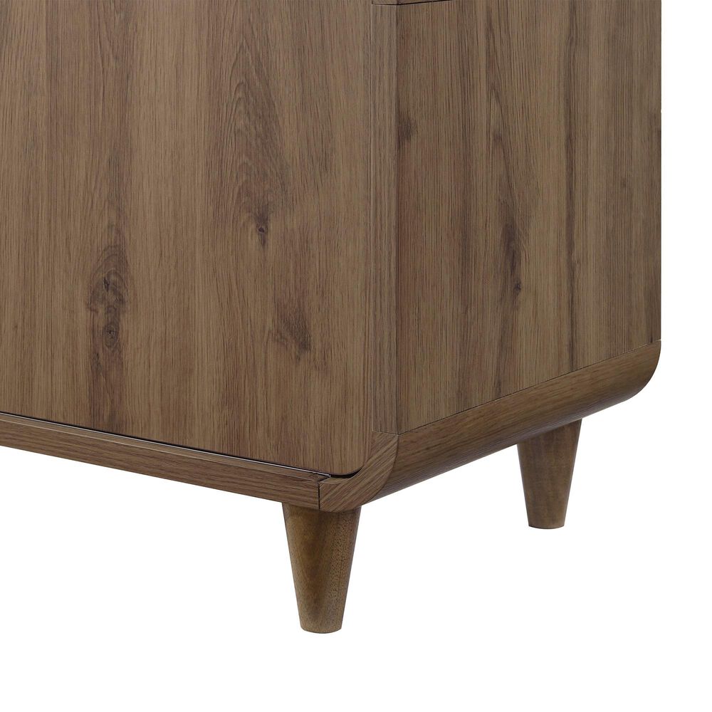 Crown Mark Nyomi 71" TV Stand in Light Brown, , large