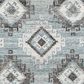 Surya Alyssa 2" x 3" Slate, Brown, Ivory and Blue Area Rug, , large