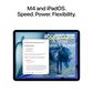 Apple 13-Inch iPad Air M4 Chip Wi-Fi + Cellular 128GB in Starlight (Latest Model), , large