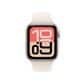 Apple Watch SE 3 (GPS) 40mm Starlight Aluminum Case with Starlight Sport Band - M/L - Starlight - (2025)(Pre-Order), , large