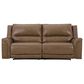 Ashley Trasimeno 2-Piece Power Reclining Sofa and Recliner in Caramel, , large