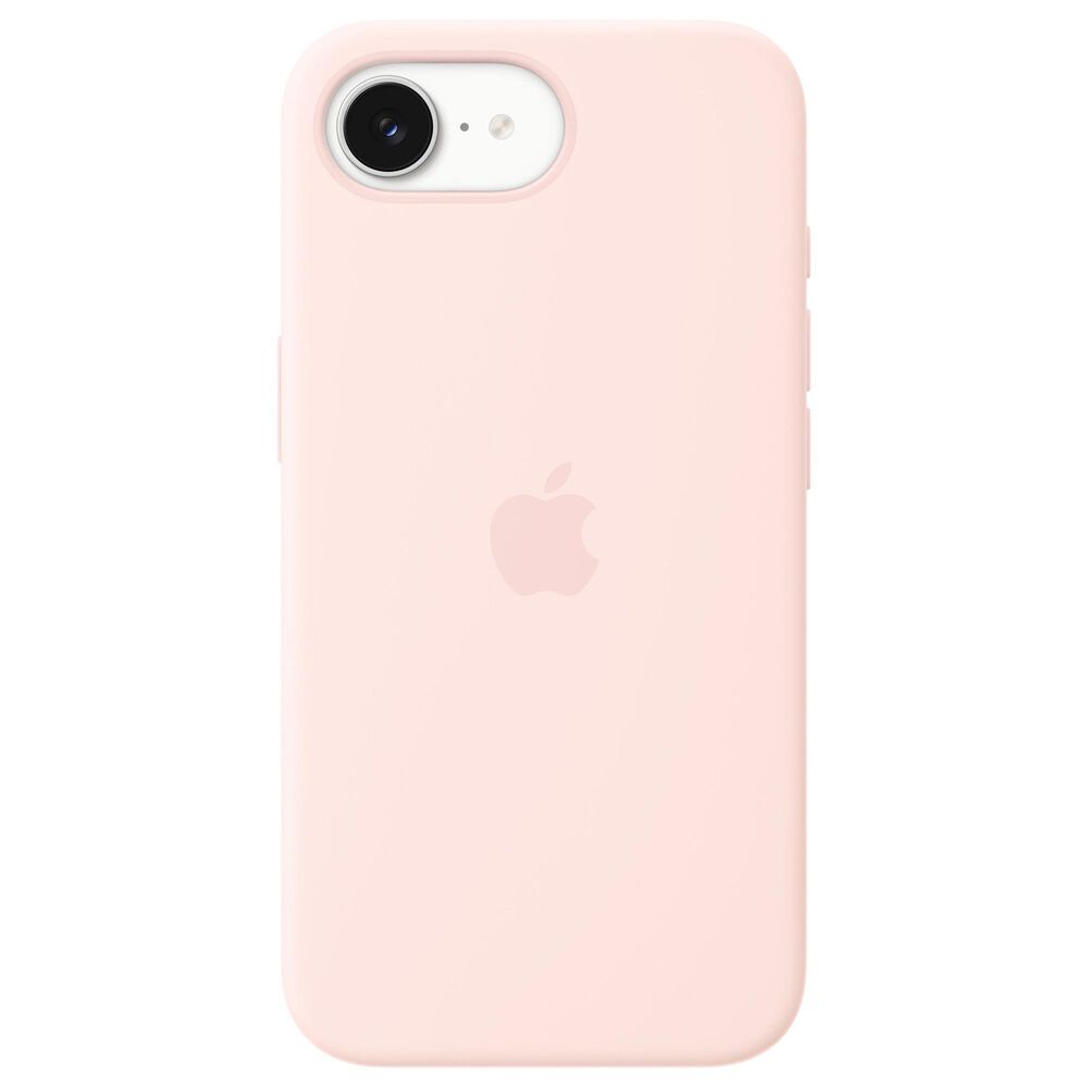 Apple Silicone Case with MagSafe for iPhone 17e in Soft Pink, , large