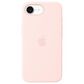 Apple Silicone Case with MagSafe for iPhone 17e in Soft Pink, , large