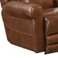 Catnapper Hoffner Power Lay Flat Recliner in Chestnut, , large