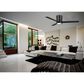 Minka-Aire Roto Flush 52" Ceiling Fan with LED Light in Coal, , large