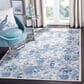 Safavieh Martha Stewart Floral 4" x 6" Cream and Blue Area Rug, , large