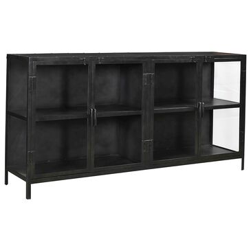 Blue Sun Designs Bevens Metal Sideboard in Gun Metal, , large