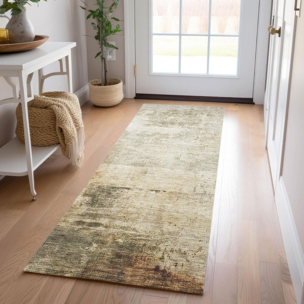 Dalyn Rug Company Nouveau NV1 2&#39;3&quot; x 7&#39;6&quot; Linen Indoor/Outdoor Runner, , large