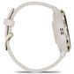 Garmin Venu 3S Smartwatch 41mm Soft Gold Stainless Steel Bezel Case with Ivory Silicone Band, , large