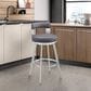Blue River Flynn 30" Swivel Bar Stool in Silver, , large