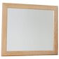 Viceray Collections Crafted Oak Landscape Mirror in Bleached White, , large