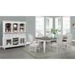 Sasha Lee Arm Chair in Distressed White, , large