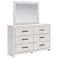 Ashley Cayboni 4 Piece Queen Bedroom Set in Whitewash Paint, , large