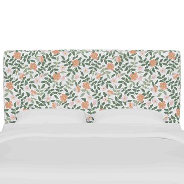 Skyline Furniture Elly King Headboard in Aviary Black and Cream, , large