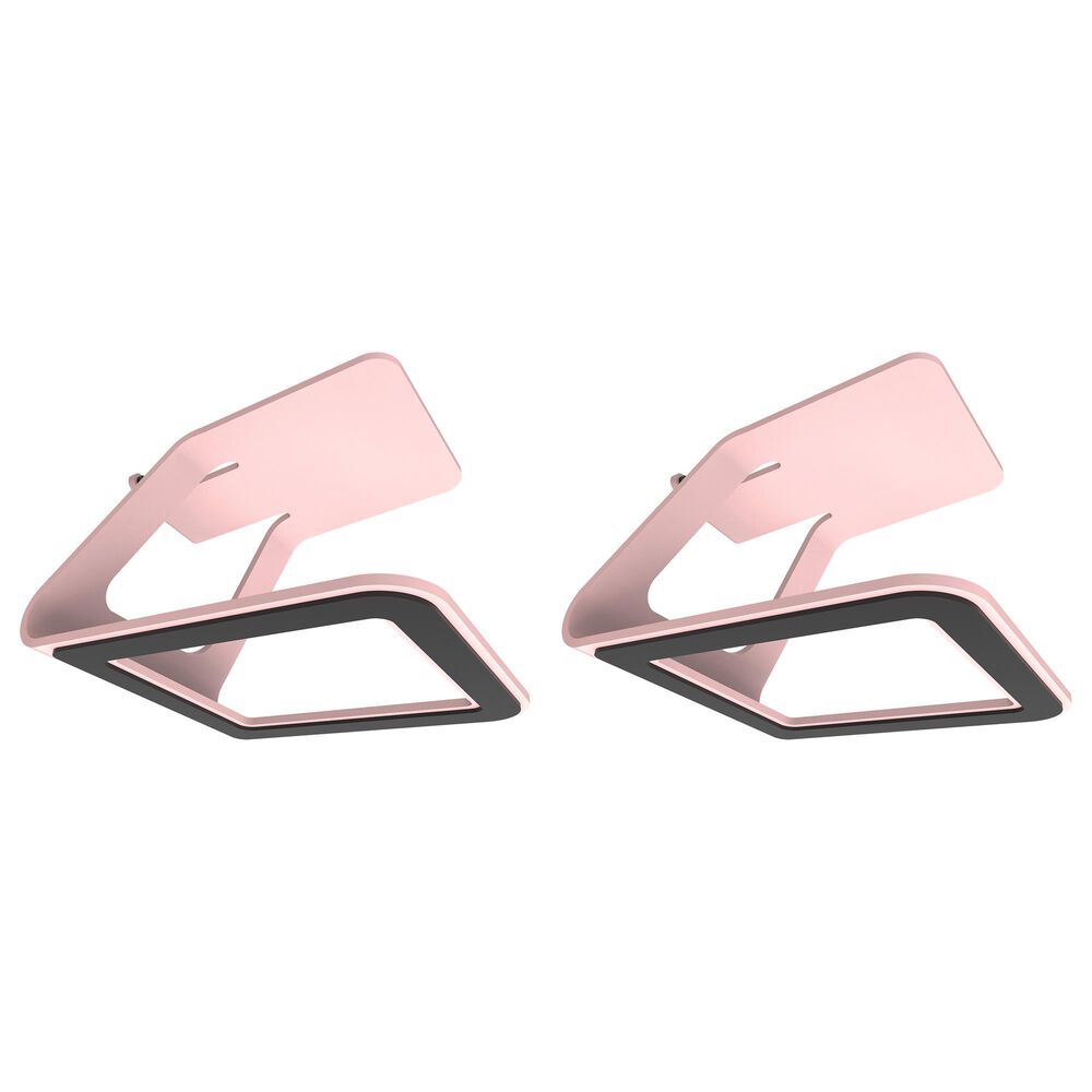 Kanto Elevated Desktop Speaker Stand for Small Speakers in Pink (Set of 2), , large