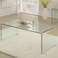 Pacific Landing Coffee Table in Clear Glass, , large