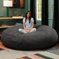 Jaxx Cocoon XL 7" Bean Bag Chair in Black, , large