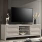 Crown Mark Lorraine 72" TV Stand in Antique White, , large