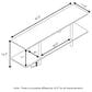 HOMLUX Turn-N-Tube 2-Tier Wide Display Shelf in Espresso and Black, , large