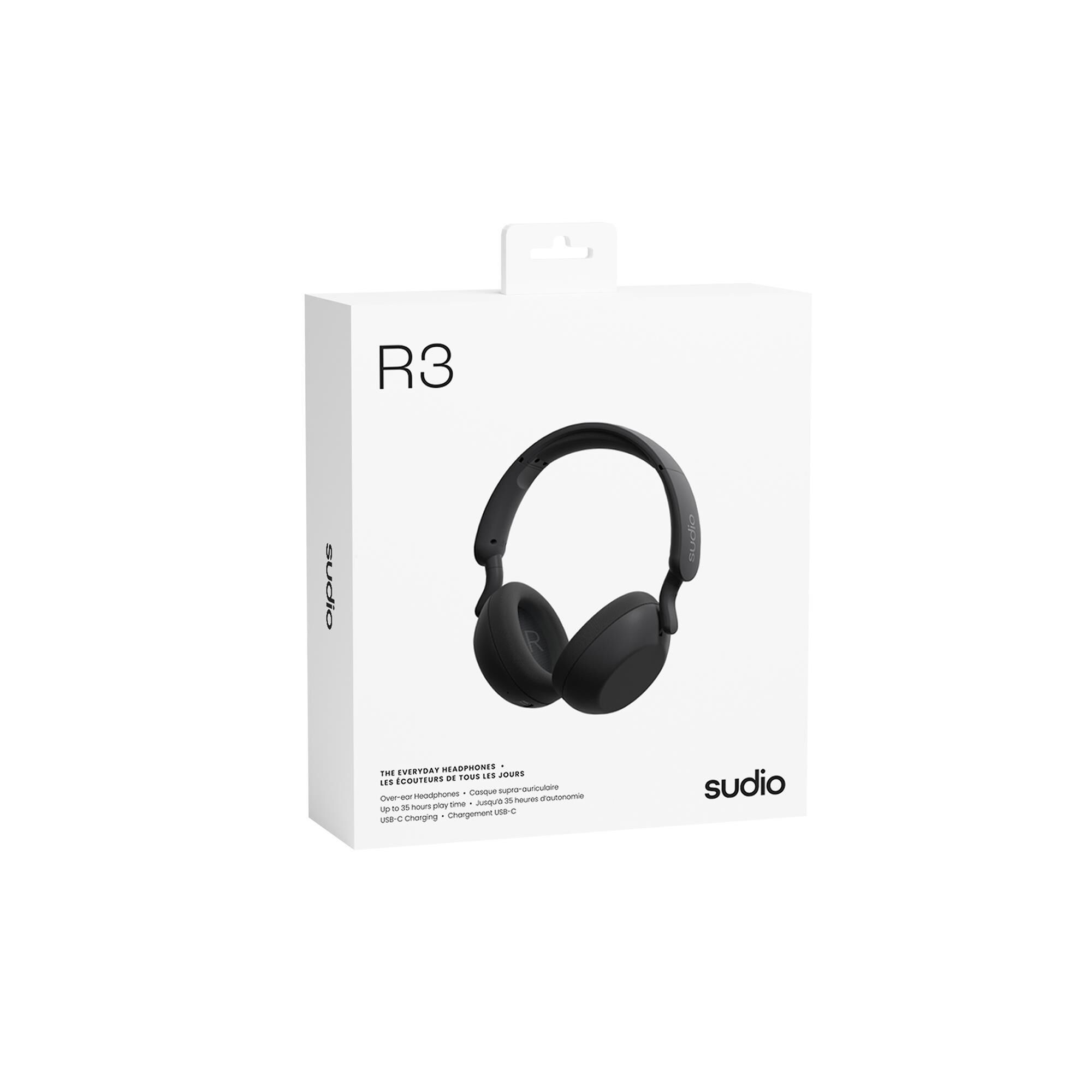 Sudio R3 True Wireless Headphones in Black