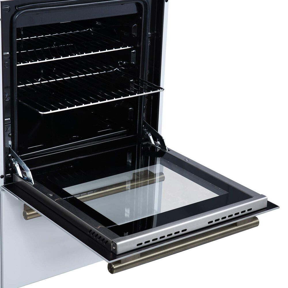 Forno Lamazze 20" Freestanding Gas Range in White, , large