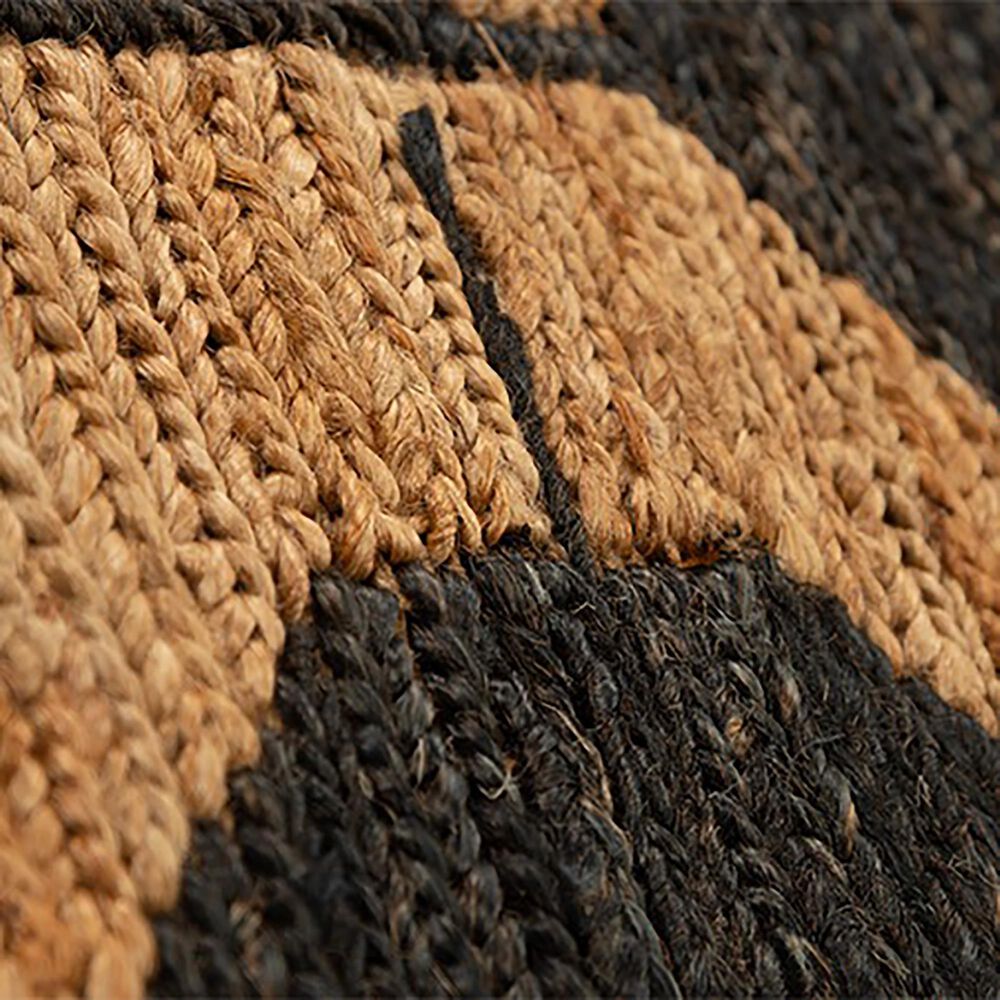 RIZZY Bengal 5&#39; x 7&#39;6&quot; Black and Neutral Area Rug, , large