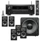 SVS Prime Satellite 5.1 System in Black Ash + Denon 90W 7.2-Channel AV Receiver in Black - Home Theater Package, , large