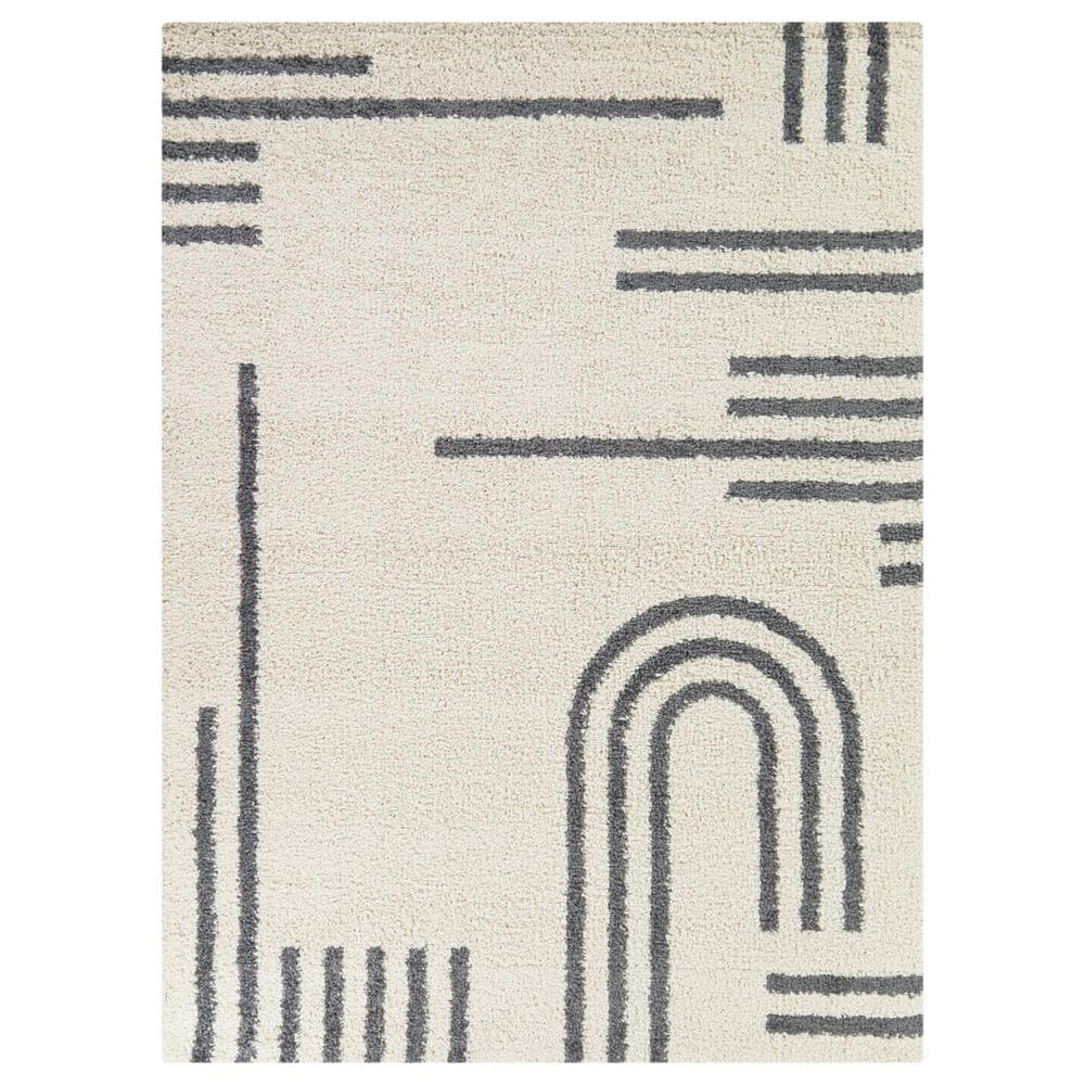 Balta Rugs Erin Grey 5" 3" x 7" Area Rug, , large