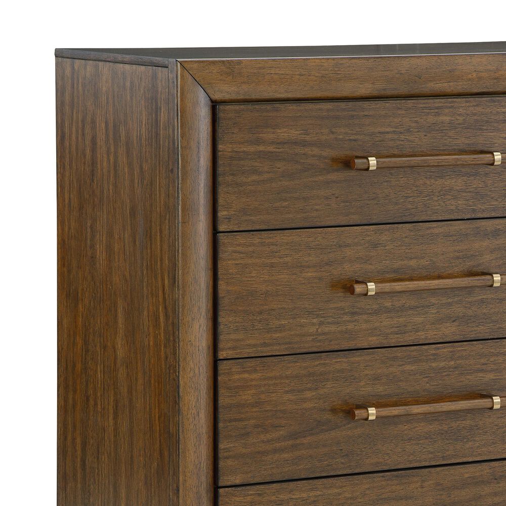 Ashley Lyncott 5-Drawer Chest in Brown, , large