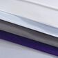 Purple SoftStretch 5-Piece Split King Sheet Set in True White, , large