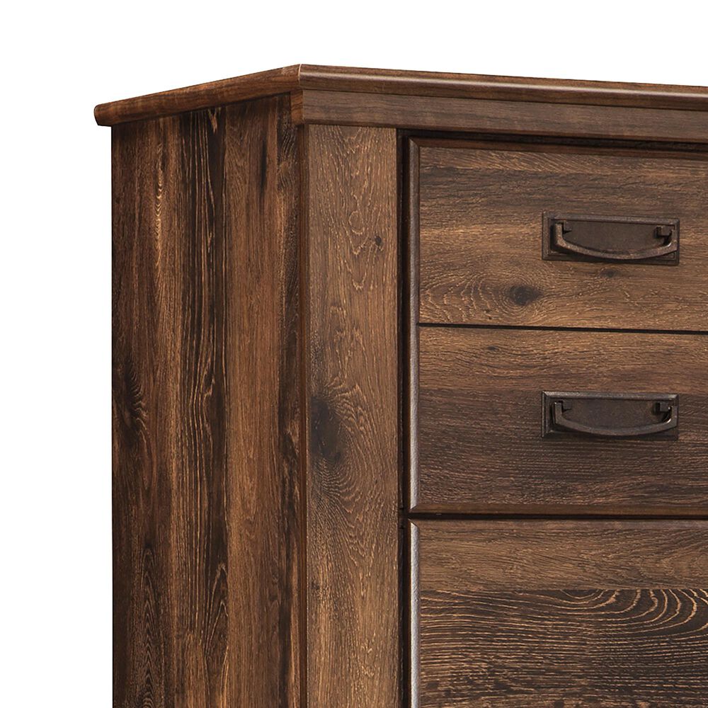 Signature Design by Ashley Quinden 5Drawer Chest in Dark Brown Nebraska Furniture Mart