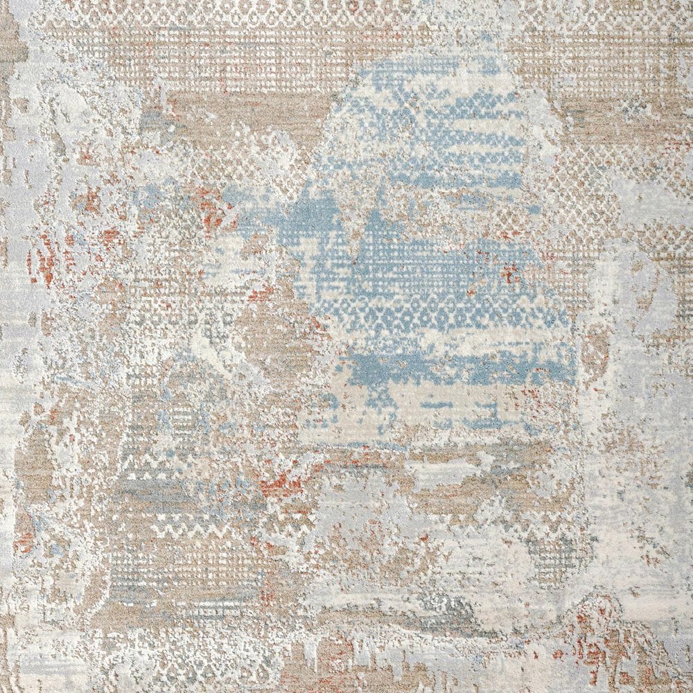 Surya Brunswick 2&#39;7&quot; x 3&#39;11&quot; Blue, Taupe, Cream, Seafoam, Olive and Tan Area Rug, , large
