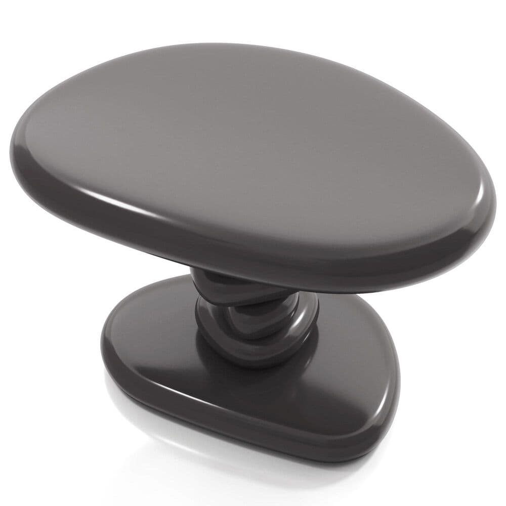 Furniture of America Rene Glossy End Table in Dark Gray, , large
