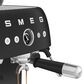 SMEG Espresso Manual Coffee Machine with Grinder in Matte Black, , large