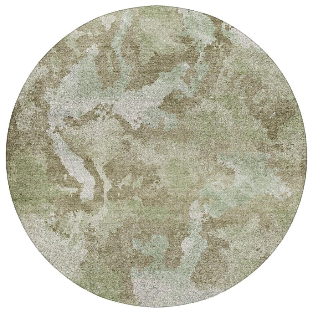 Dalyn Rug Company Kochi KC9 Aloe 8" Round Area Rug, , large