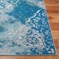 Safavieh Aria 2" x 8" Light Blue and Ivory Runner, , large