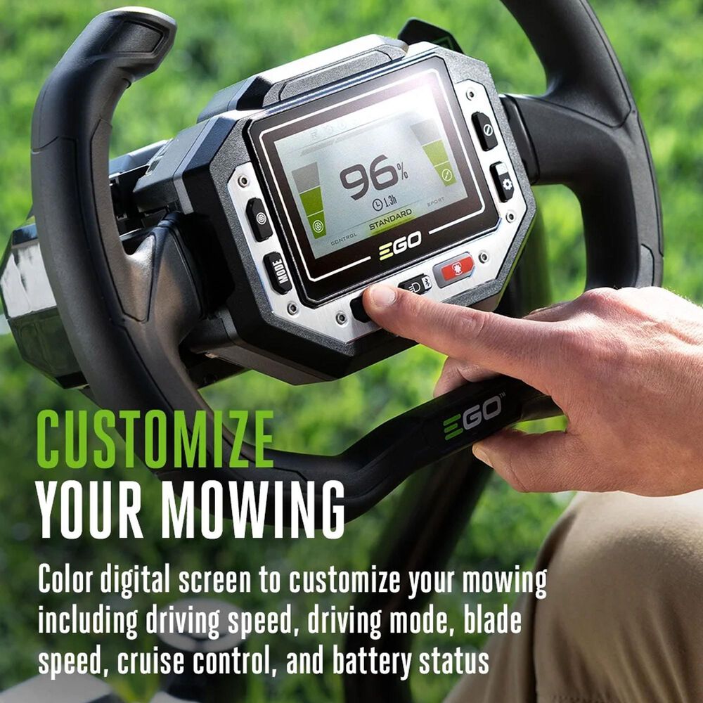 EGO Power+ 42" Z6 Zero Turn Battery-Powered Riding Mower with E-Steer Technology, , large