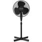 Cool-Living 16" 3-Speed Oscillating Pedestal Fan with Adjustable Height & Tilt in Black, , large