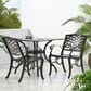 Hearth and Haven Phoenix Outdoor Dining Chair in Bronze (Set of 2), , large