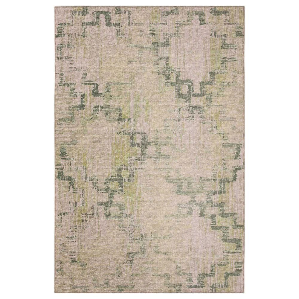 Dalyn Rug Company Sedona Geometric 2"3" x 10" Moss Indoor/Outdoor Performance Runner, , large