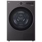 LG 7.8 Cu. Ft. Front Load Electric Dryer with Dual Inverter Heat Pump in Black Steel, , large