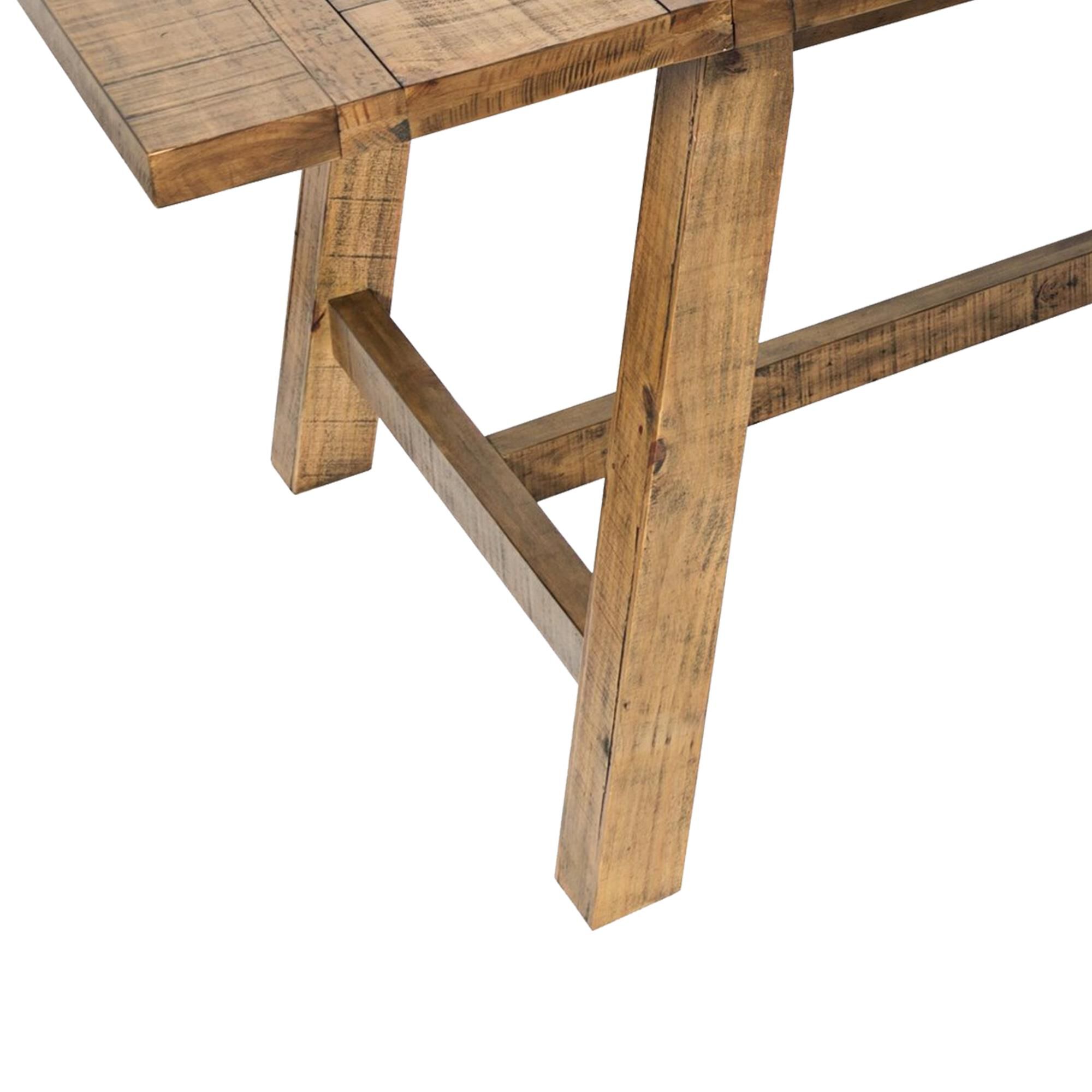 Counter height trestle table cheap