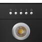 Thor Kitchen 48" Professional Wall Mount Pyramid Range Hood in Matte Black, , large