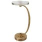 Uttermost Waveney Drink Table in Antique Brass, , large
