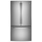 GE Profile 23.1 Cu. Ft. French-Door Refrigerator in Fingerprint Resistant Stainless Steel, , large