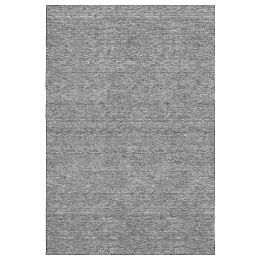 Dalyn Rug Company Soft Essentials Solid Gray 9" x 12" Area Rug, , large