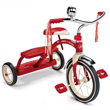 Radio Flyer 12" Classic Dual Deck Tricycle in Red, , large