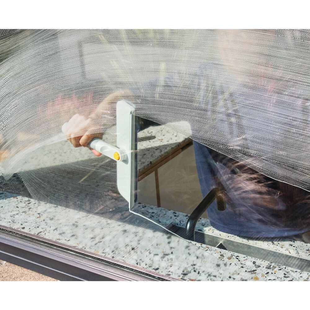 Joseph Joseph CleanTech 2-in-1 Glass Cleaning Tool in Stone, , large